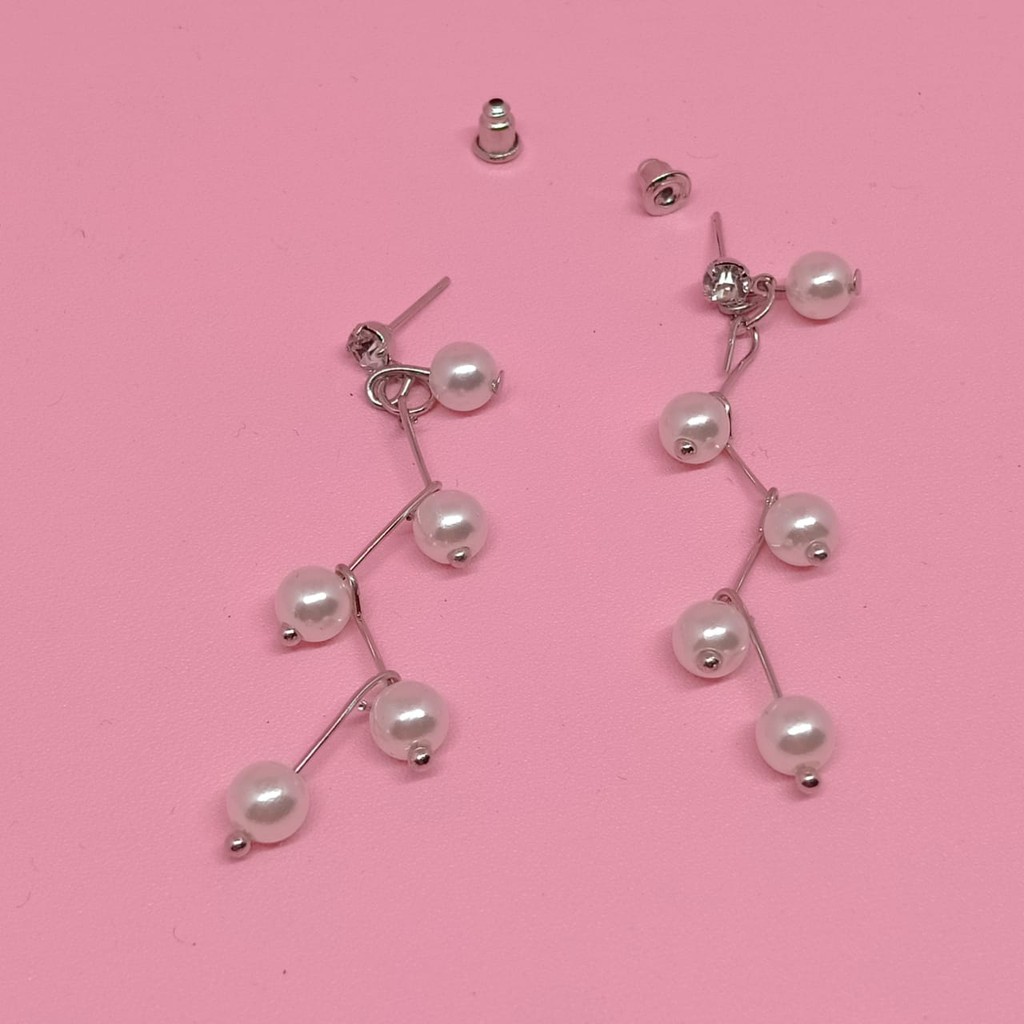 Anting Panjang Mutiara - Anting Pesta Pearl