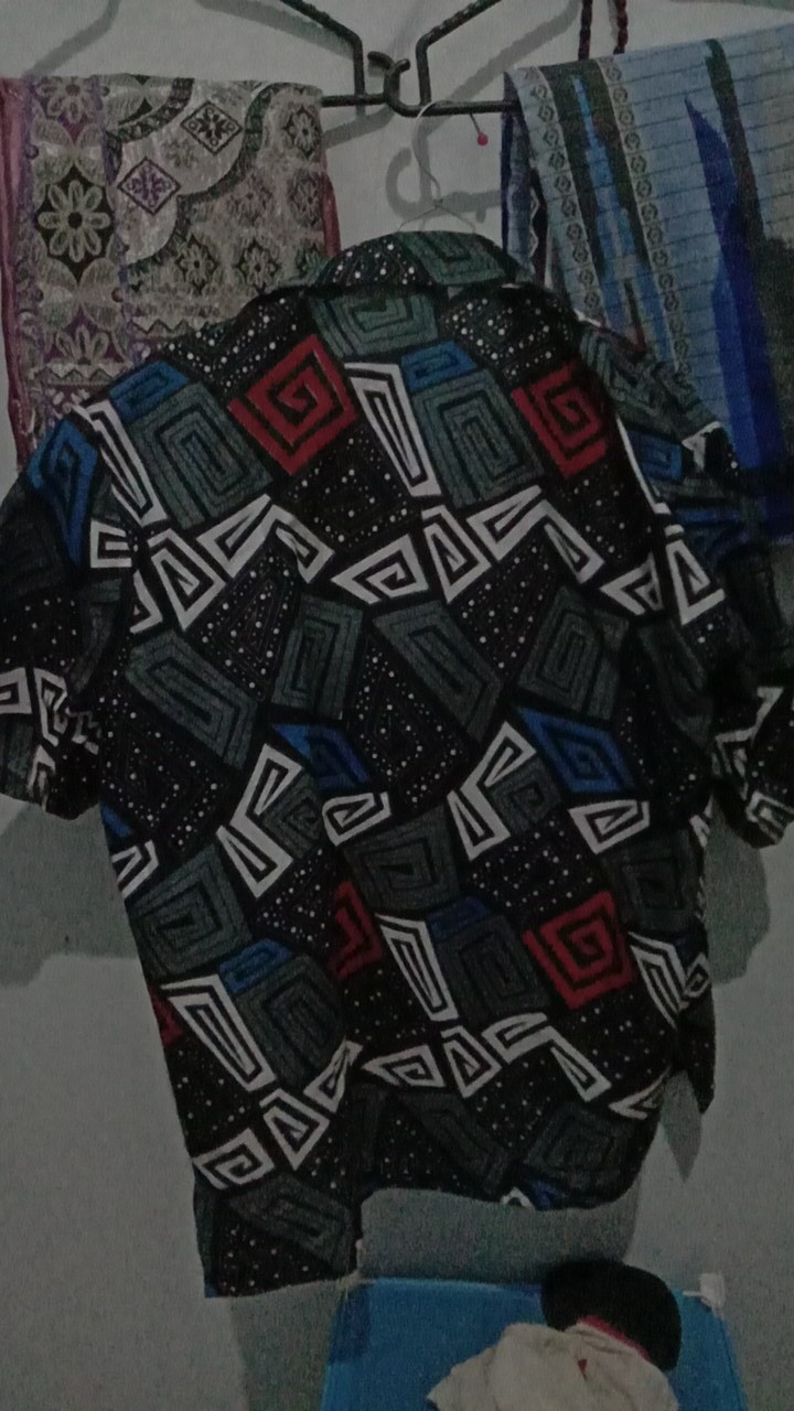 Nailo Batik Hrb026 Kenongo Kemeja G Pendek Pekalongan Padi M L Xl Sogan Tulis Halus Kemeja Batik