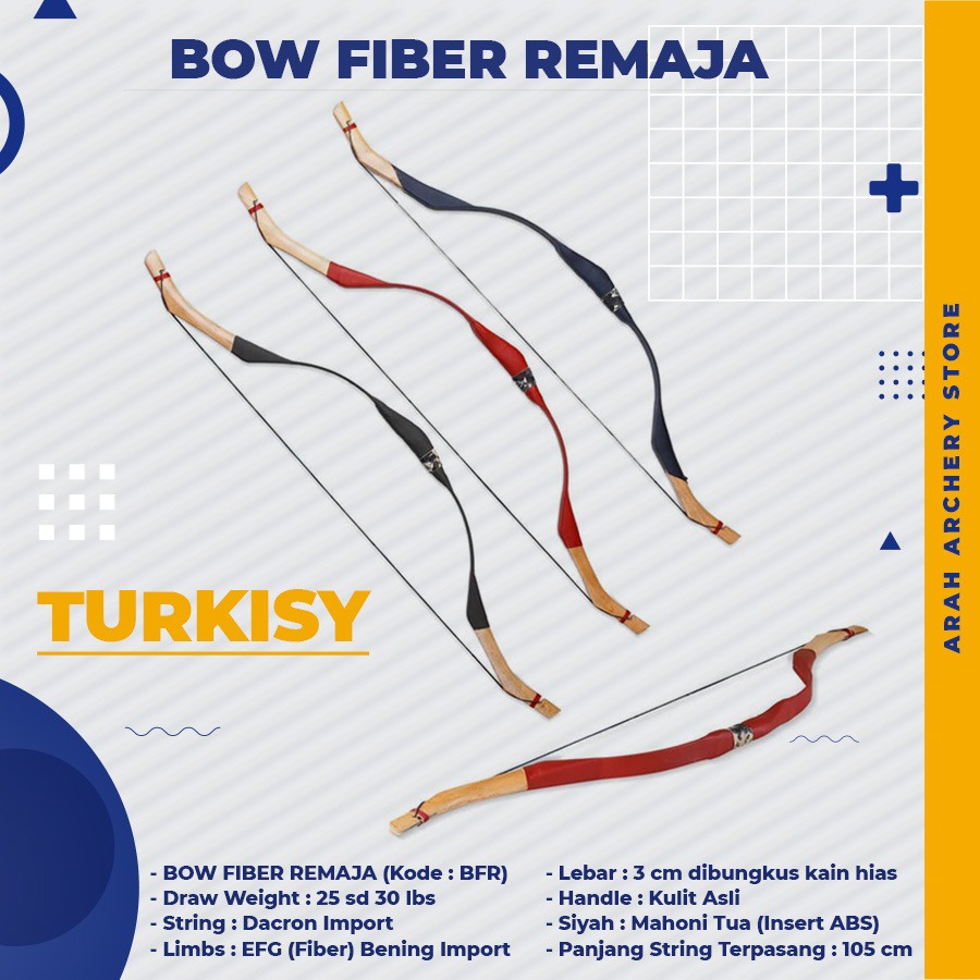 Busur Fiber Remaja Turkisy