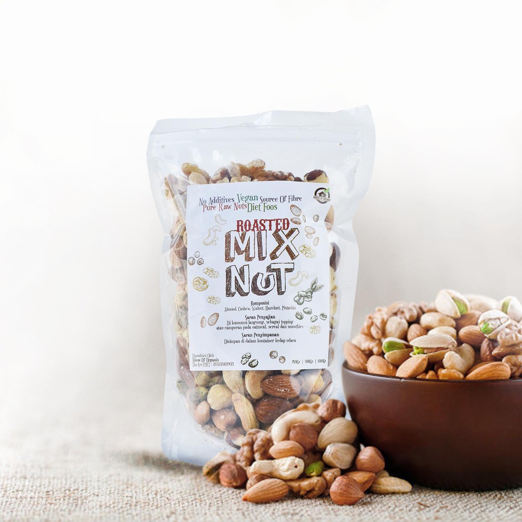 Roasted Mixed Nuts - 500 Gr