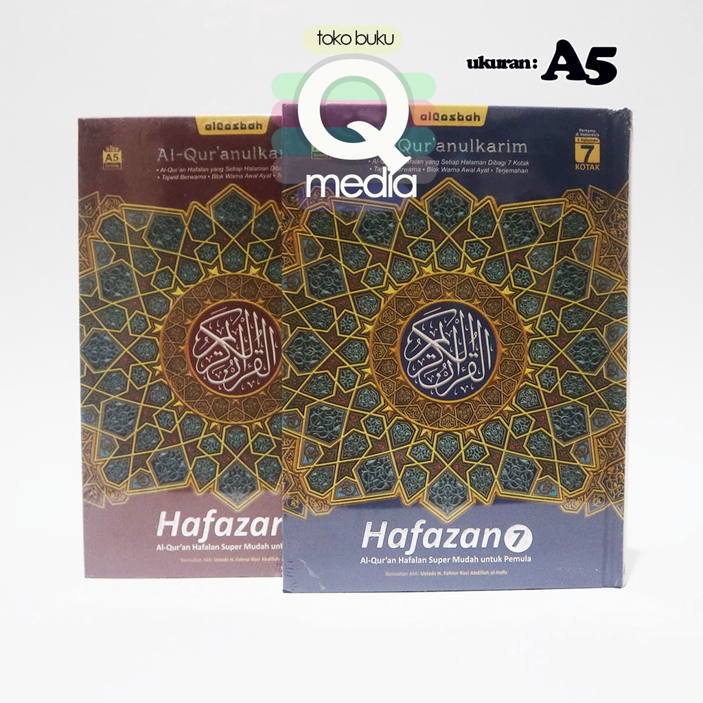 A5 AL QURAN HAFAZAN 7 | Al Quran Hafalan Super Mudah Untuk Pemula Hafazan 7 Ukuran A5 | Al Quran Haf