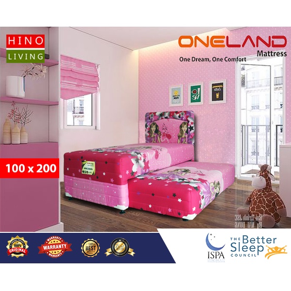 Springbed 2 in 1 Sorong Katun Tipe King Louis 100 x 200