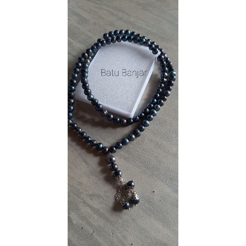 tasbih mutiara air tawar natural isi 99butir