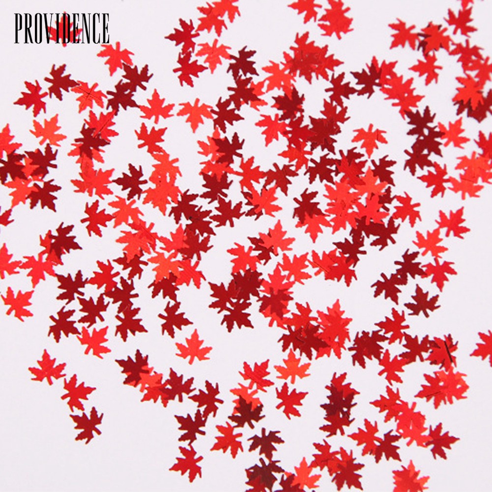 Providence 12 Color Maple Leaf Holographic Shiny Nail Art Glitter Sequins Manicure