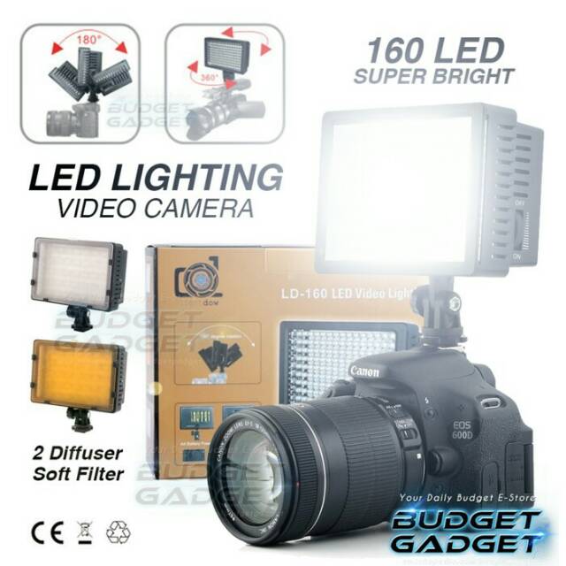 Lamp led 160 video shooting