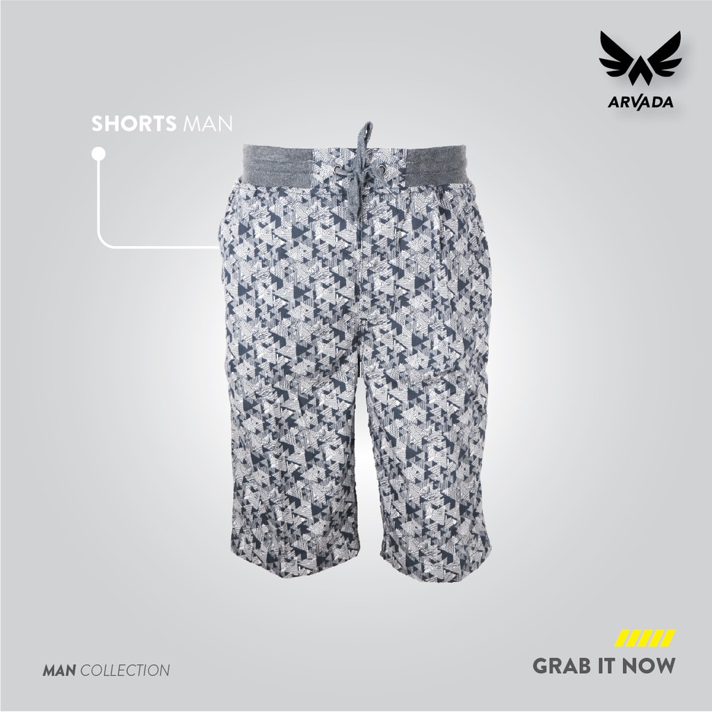 Arvada Short Pants Rib Printing | Celana Pendek Rib Printing