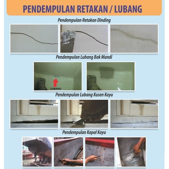 

Lem Epoxy Demp-X, Lem 2 Komponen. 0.5Kg Set Best Quality