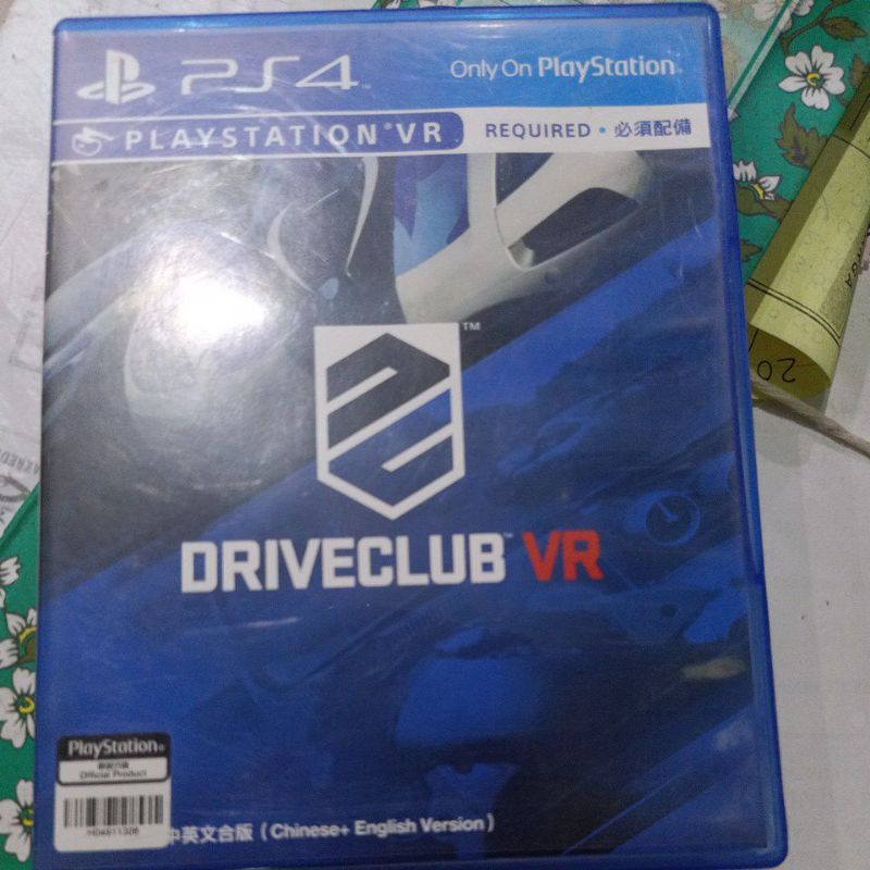 Kaset PS4 drive club. vr