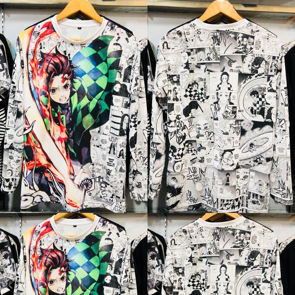Tshirt Tanjiro Breath of Fire Fullprint