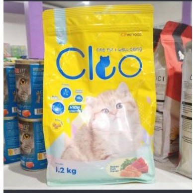 makanan kucing Cleo kitten ocean fish 1,2kg Cat food