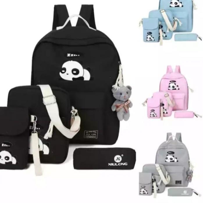 SHOPEE MALL MWM            Tas Sekolah Anak Perempuan Playboy Set 4in1 