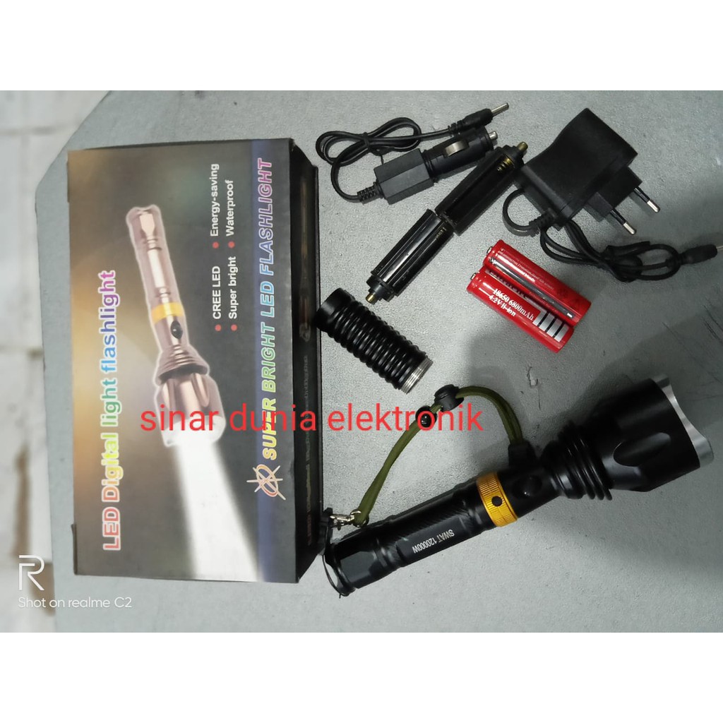 SENTER SWAT POLICE/ SENTER POLISI LALU LINTAS  SY 8908 CREE  Harga Promo ,Stock Terbatas