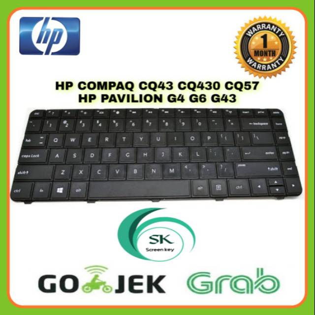 Keyboard Laptop HP CQ430 CQ431 CQ43 CQ430 CQ57 CQ435 CQ436 PAVILION G4 G6 G43 1000 14 inch