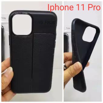 Black Case Jelly Auto Focus Kulit Jeruk Iphone 11 Pro