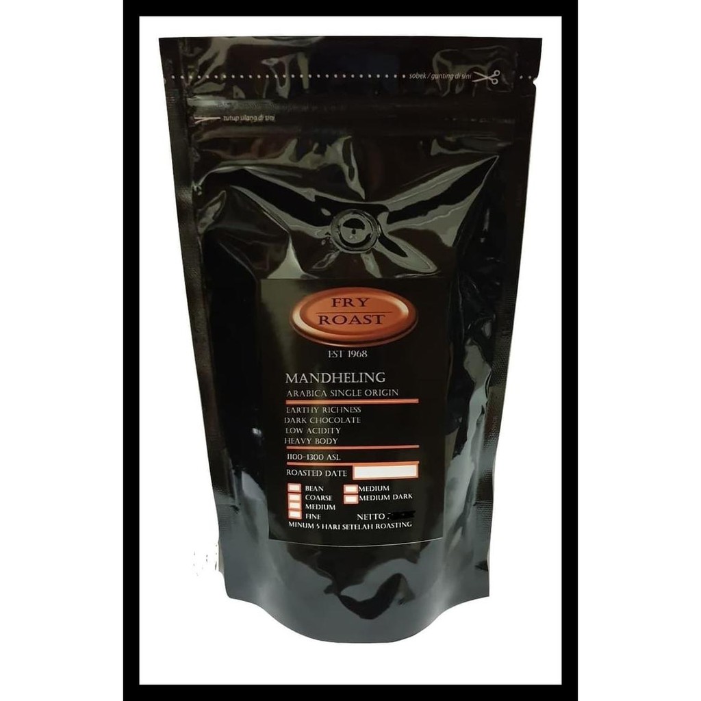 

Kopi Arabika Mandheling 500 Gram Biji/Bubuk - Biji Terbatas