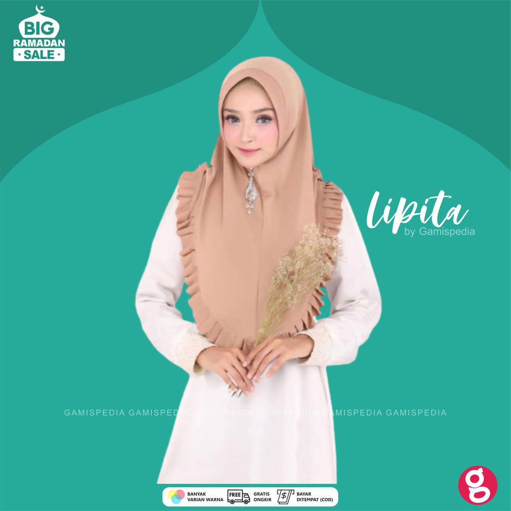 Pashmina Bergo Lipita - Hijab Wanita Cantik - Gamispedia