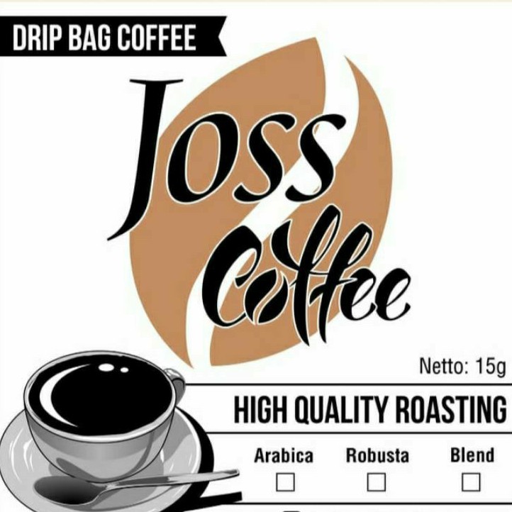 

kopi instan drip bag - joss coffee 15g