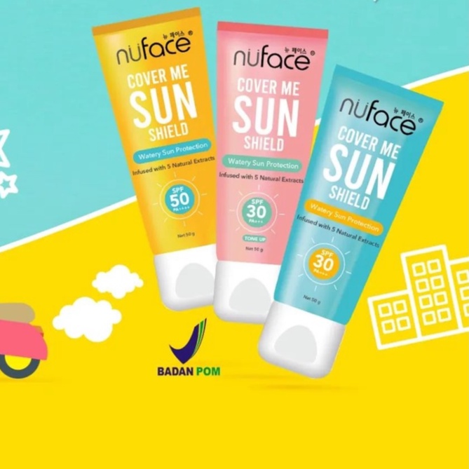 NuFace Cover Me Sun Shield SPF 30 50 PA++++ Sunscreen / Sunblock