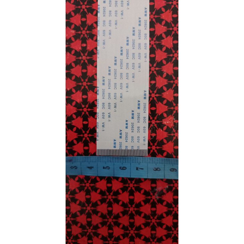 kabel TCON flexibel tv led LG 43 inci SAMSUNG LVDS Tcon ke panel lcd 60 pin