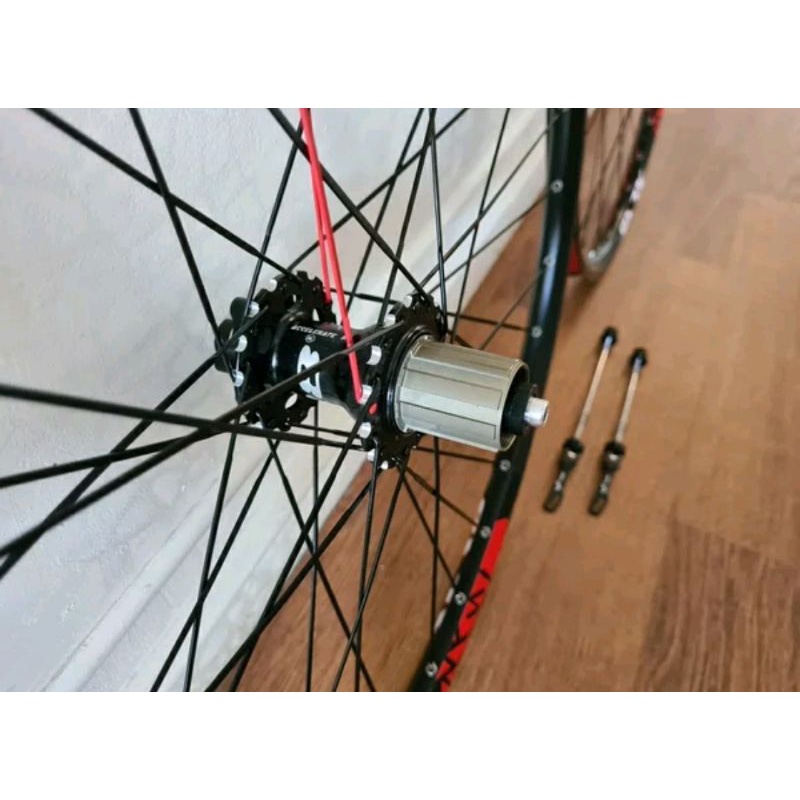 Wheelset roda Sepeda MTB XLR8 size 27.5 - 650b Alloy Discbrake jangkrik Alumunium Sepeda MTB Mountain Gunung roda wheel