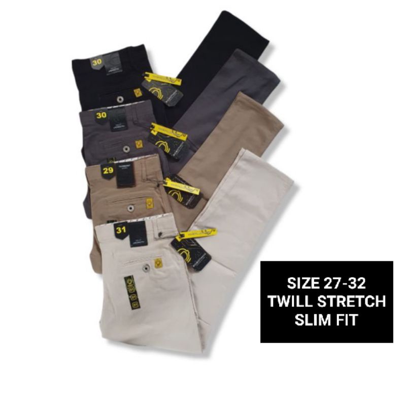 Grosir Celana Panjang Chinos Slimfit / Grosir Celana Pria / Grosir Atsco Garment