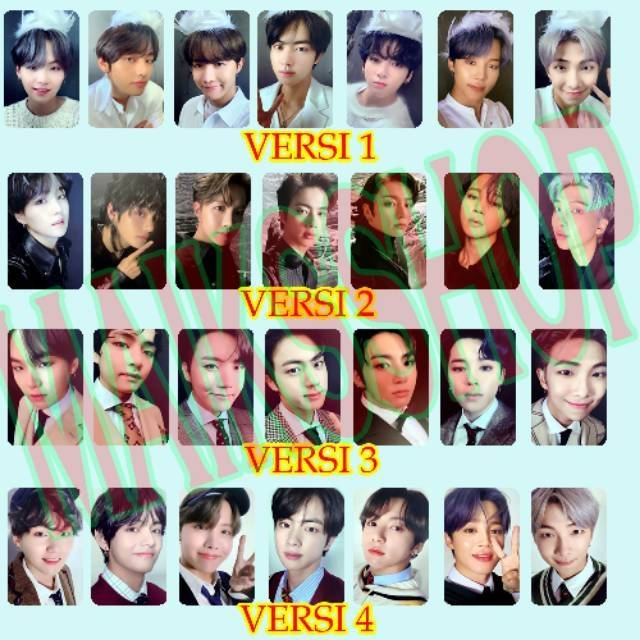 BTS Map of The Soul 7 Photocard Kpop