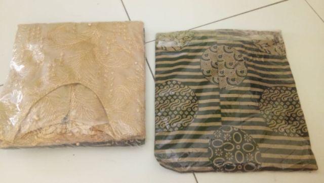 Couple Batik Shofia Brokat Tile Mutiara