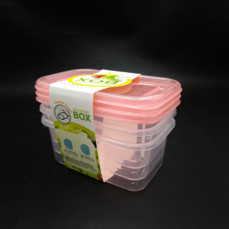 Box fresh keeping/box penyimpanan makanan 3pcs 850ml ME2228