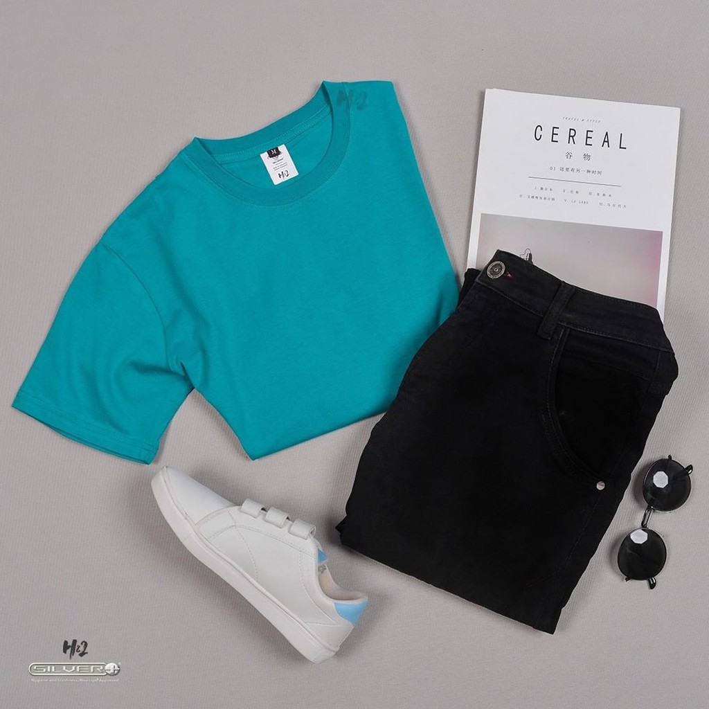 Kaos Polos Pria & Wanita ANTI BAKTERI Unisex Warna Tosca