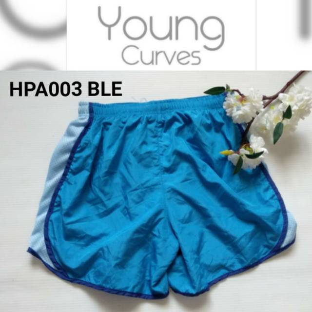 HPA003 Celana  Pendek  olahraga  Remaja Youngcurves Shopee  
