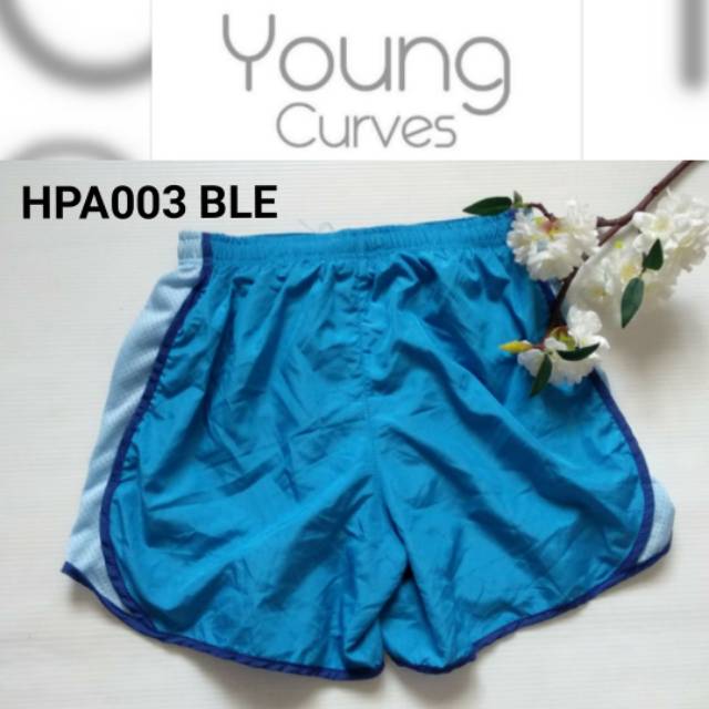 HPA003 Celana  Pendek  olahraga Remaja  Youngcurves Shopee 