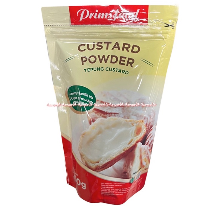 Primsfood Custard Powder 250gr Tepung Custards Creamy Vanilla Vla Prime Food Foods Kustard Krimi Krim Membuat Vla Fla Tepung Premiks Instan