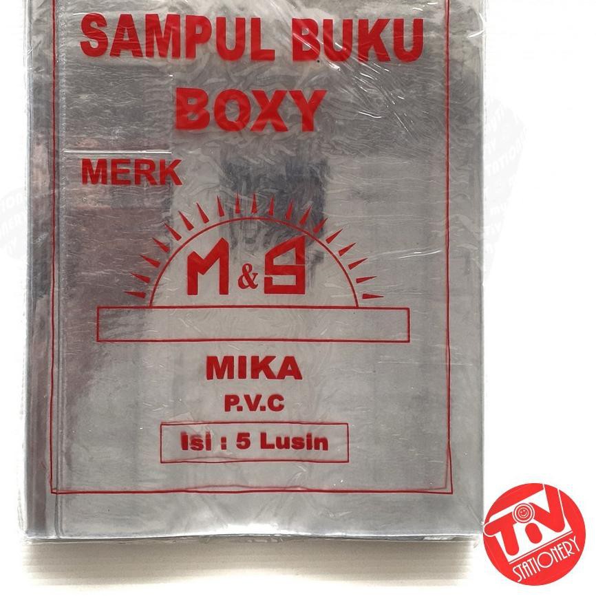 

ods21 Sampul Plastik Buku Boxy Mika Bening (1 lusin) .,.,.,.,,#