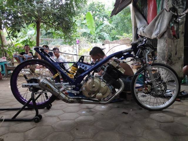 KNALPOT Satria F FU 200cc / Bebasan Fanterra Racing