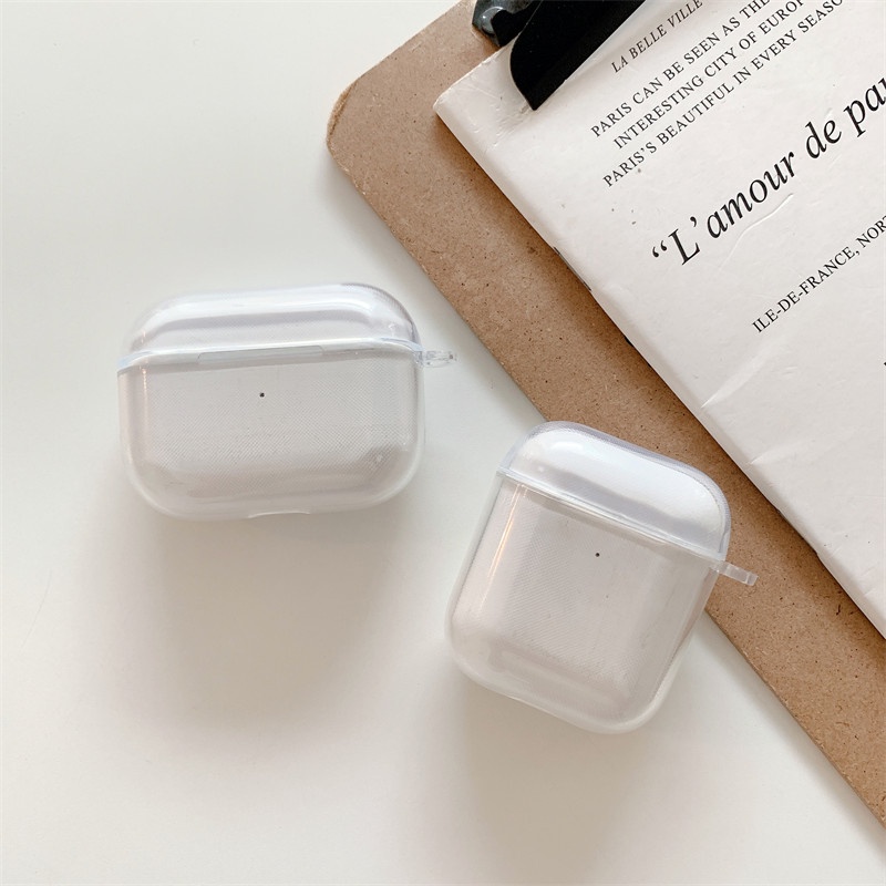 Soft Case TPU Transparan Fluorescent Cover AirPods 1 2 3 Pro