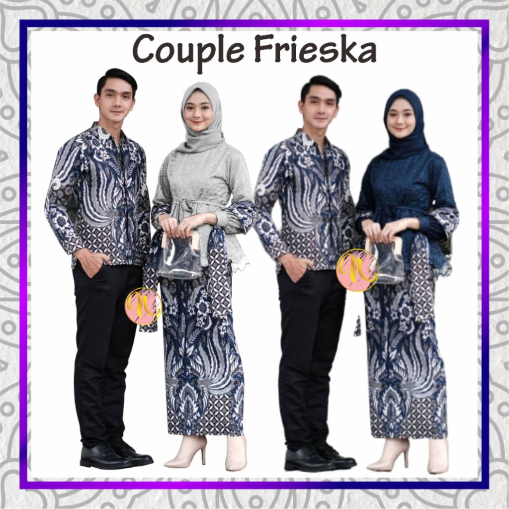 Maura Couple - Sania Ruffle Batik Couple Frieska Jowi Dnt Garansi Termurah Shopee - Batik Modern