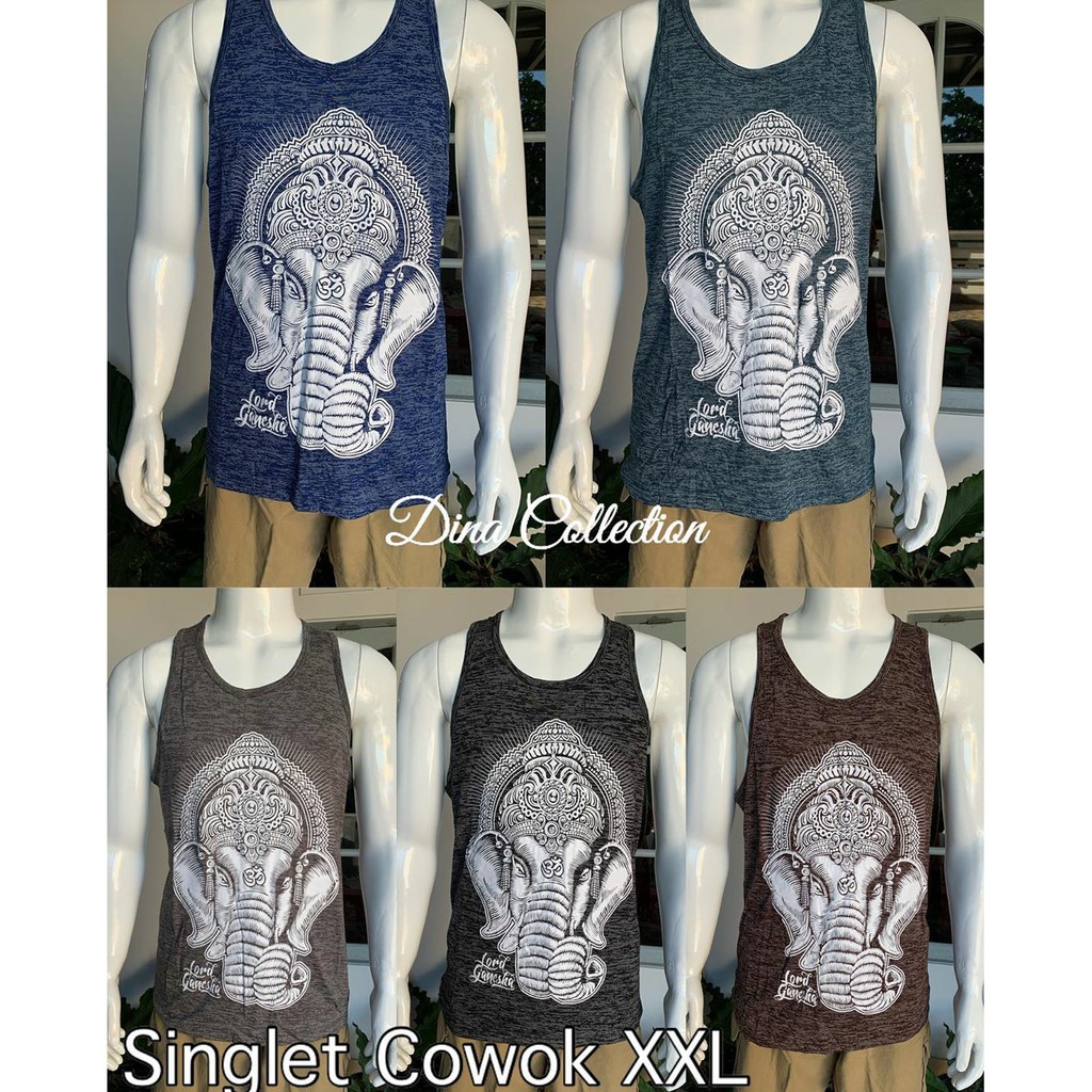 Baju singlet serat kaos oblong bali