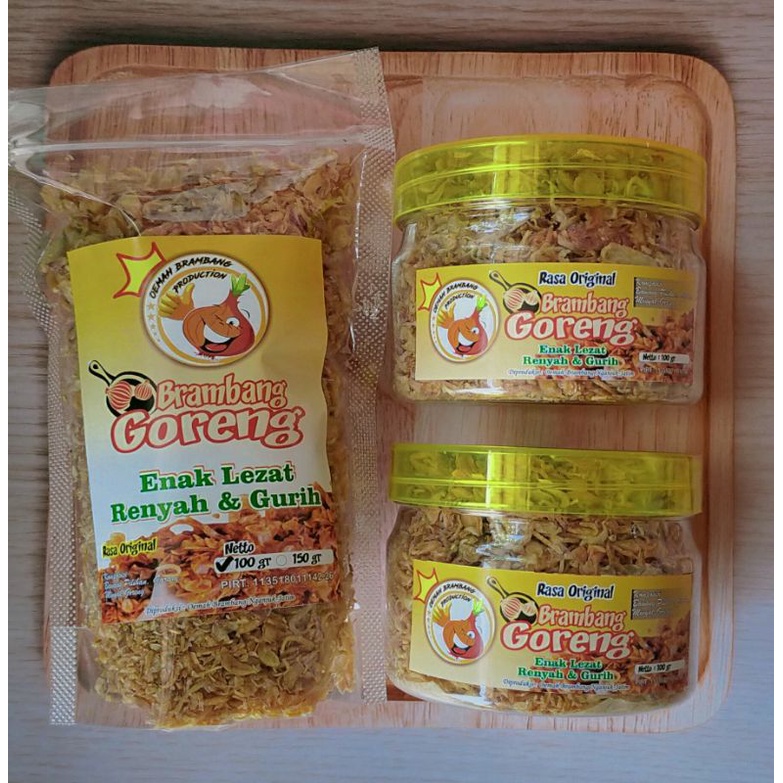 

Bawang Goreng Brambang Asli tanpa tepung dan MSG 100 gram Murah Gurih Renyah