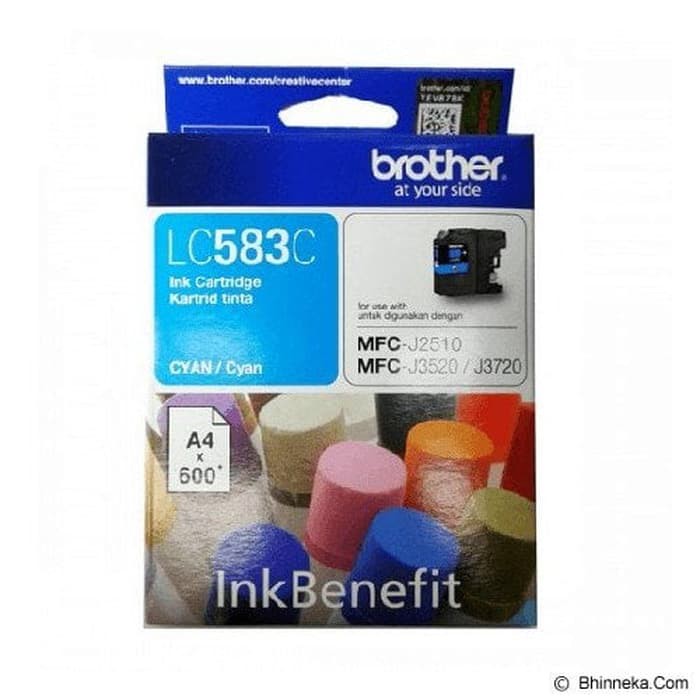 Tinta Brother LC-583C Cyan