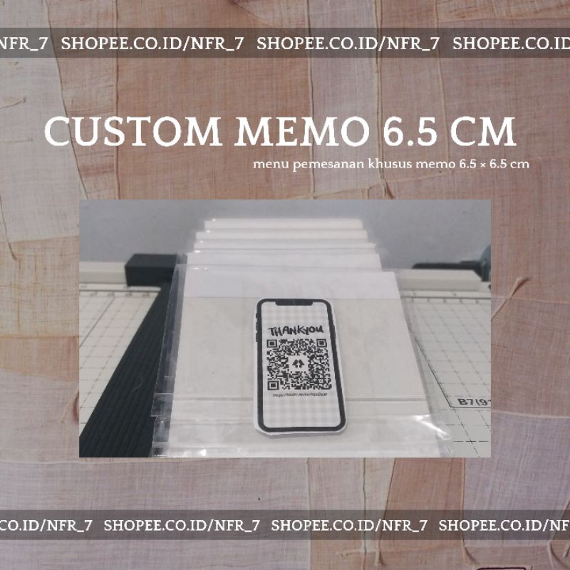 

CUSTOM MEMO PAD PREMIUM, Open Reseller
