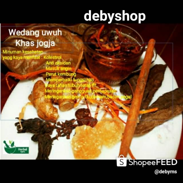 

Wedang uwuh komplit (12pc/bungkus)