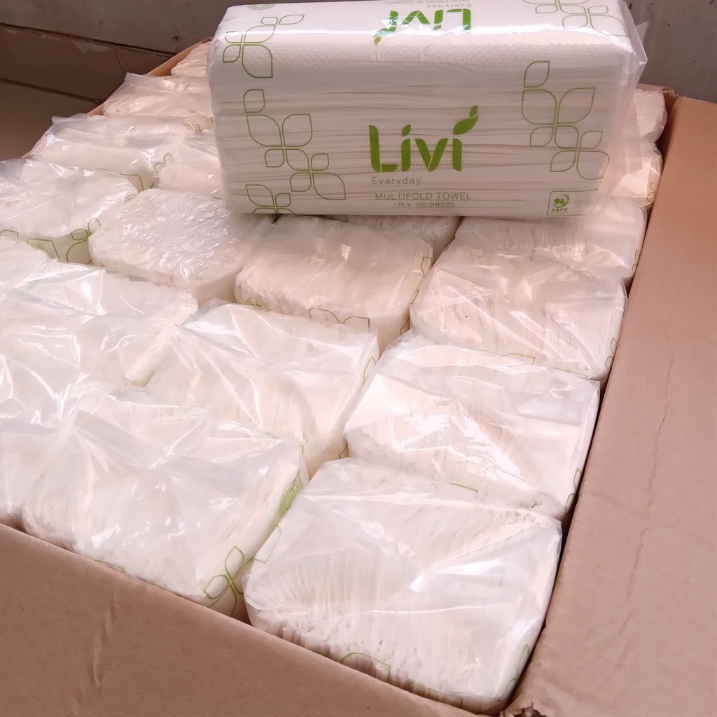 Jual Tissue Hand Towel Tissue Sapu Tangan Livi - Smart (1 dus isi 24
