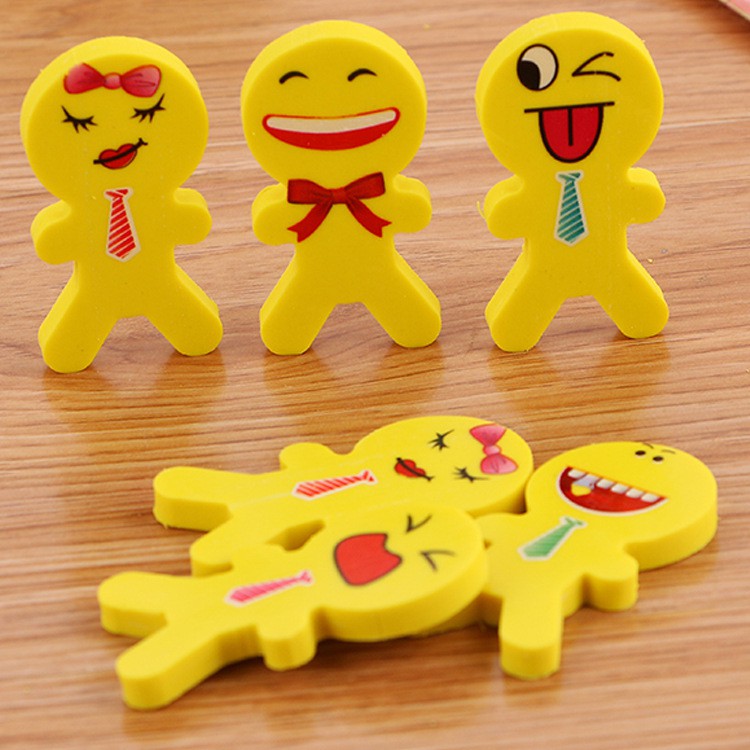 

2 PCS Penghapus Anak Model Emoji / Eraser Human Emoji Cute