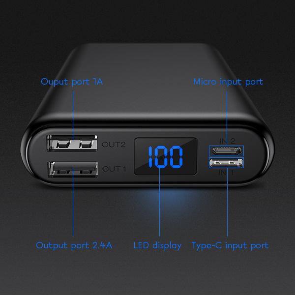 VIVAN VPB-H15 POWER BANK 15000mAh LED DIGITAL DISPLAY
