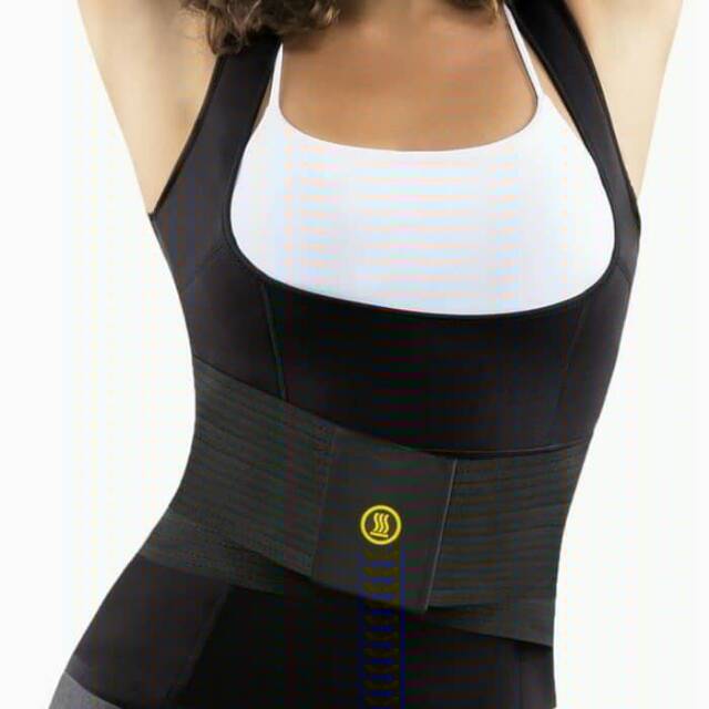 CAMI VEST ROMPI HOT SHAPERS SABUK WAIST TRAINER BELT PEMBAKAR LEMAK