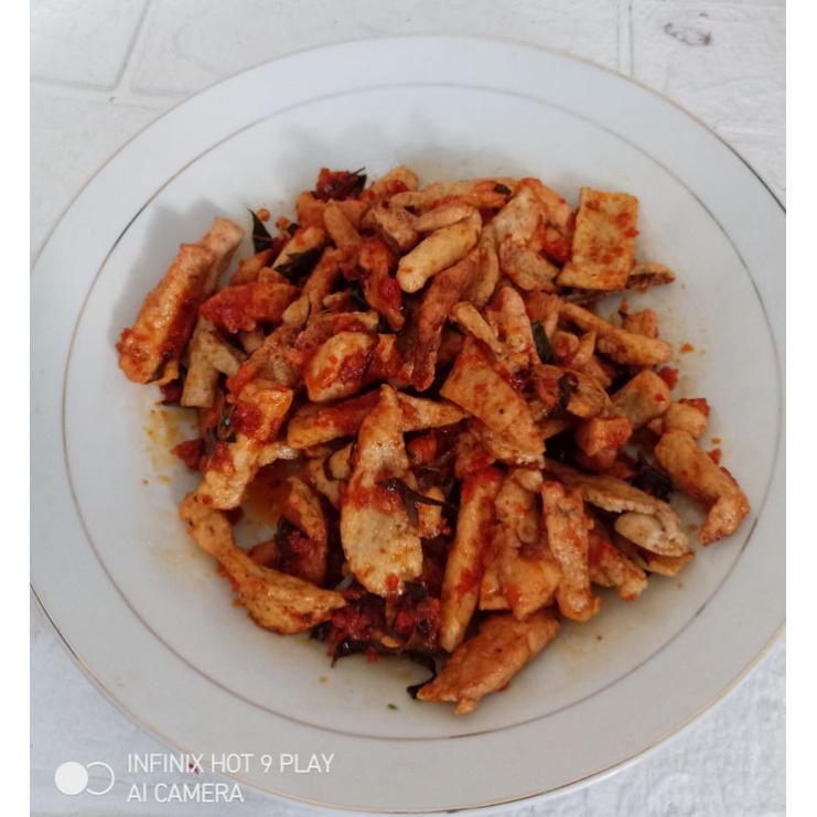 

Basreng Stik Bumbu Basah Daun jeruk/Basreng pedas 150 gram