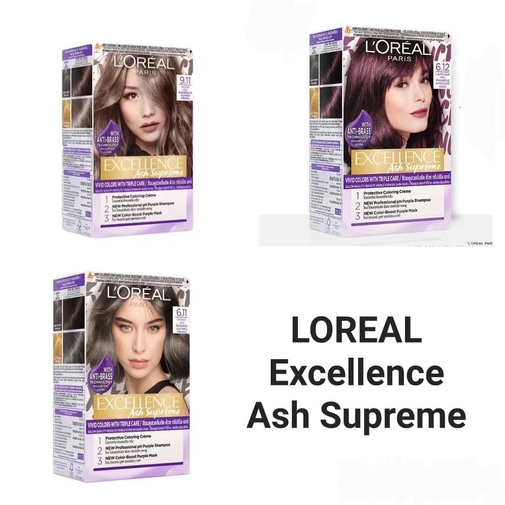 LOREAL Excellence Ash Supreme 6.11 / 6.12 / 9.11