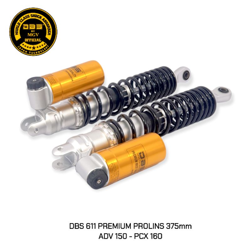 Shock DBS 611 Premium Prolins tabung bawah size 375mm/350mm
