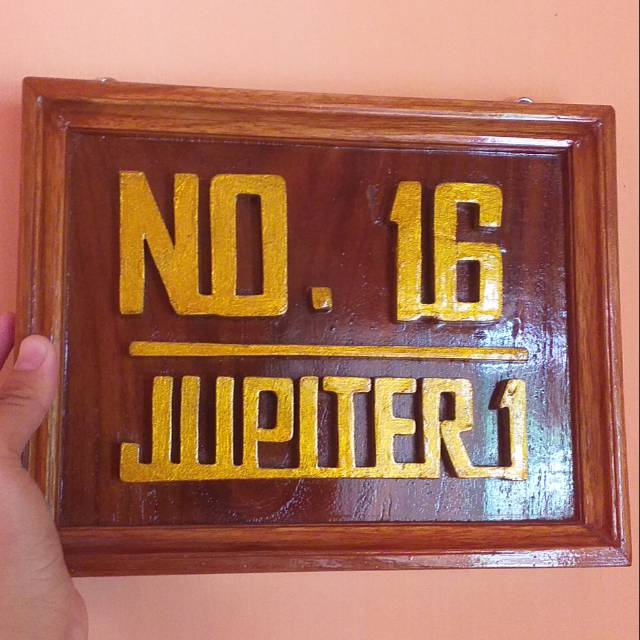 NOMOR RUMAH KAYU JATI