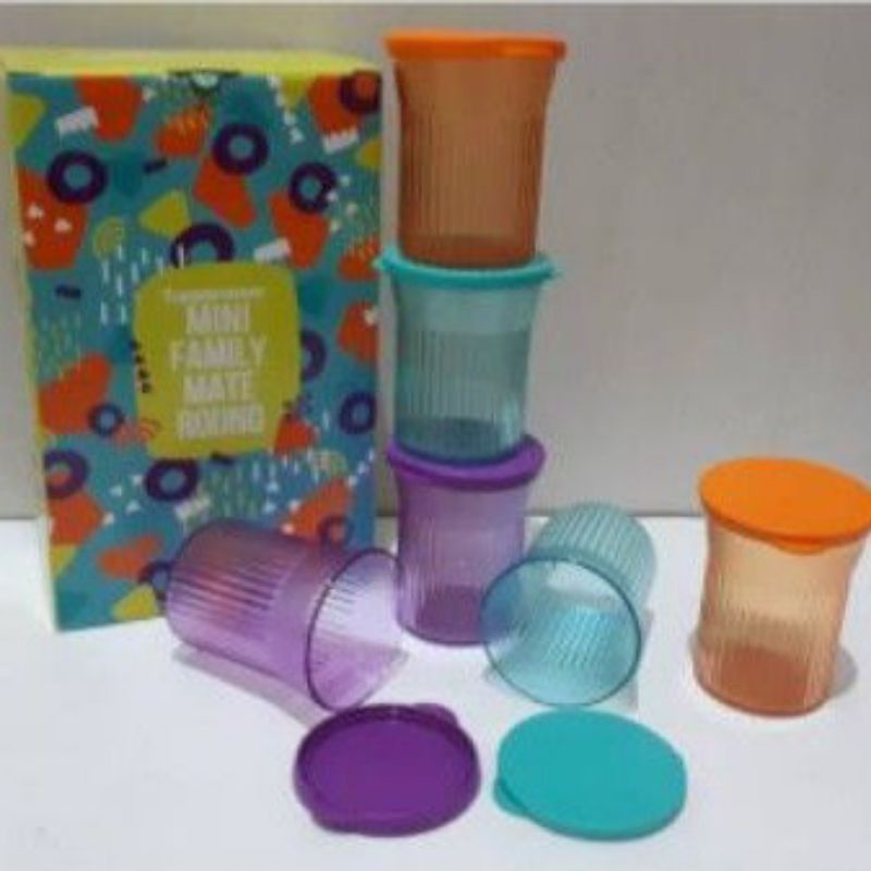 mini family mate tuperware 200 ml set